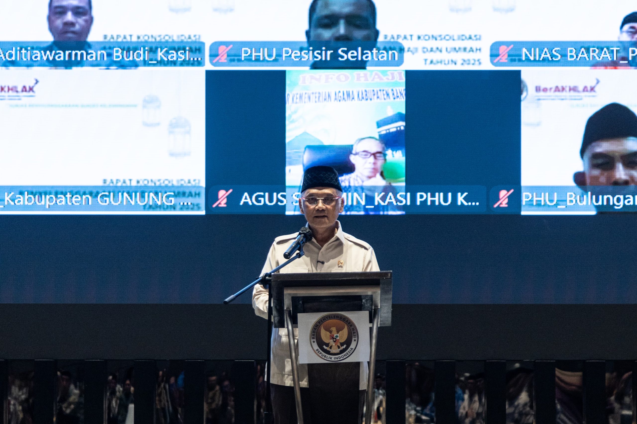 Buka Rapat Konsolidasi Haji dan Umrah 2025, Gus Irfan Tekankan Integritas dan Profesionalitas